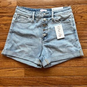 High Waisted shorts size Large